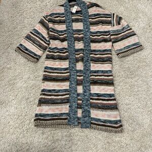Anthropology sweater duster one size